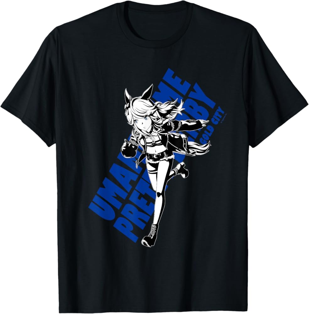 ウマ娘　BOSS コラボＴシャツ　ゴールドシチー Amazon | ウマ娘 プリティーダービー ゴールドシチー Tシャツ | T